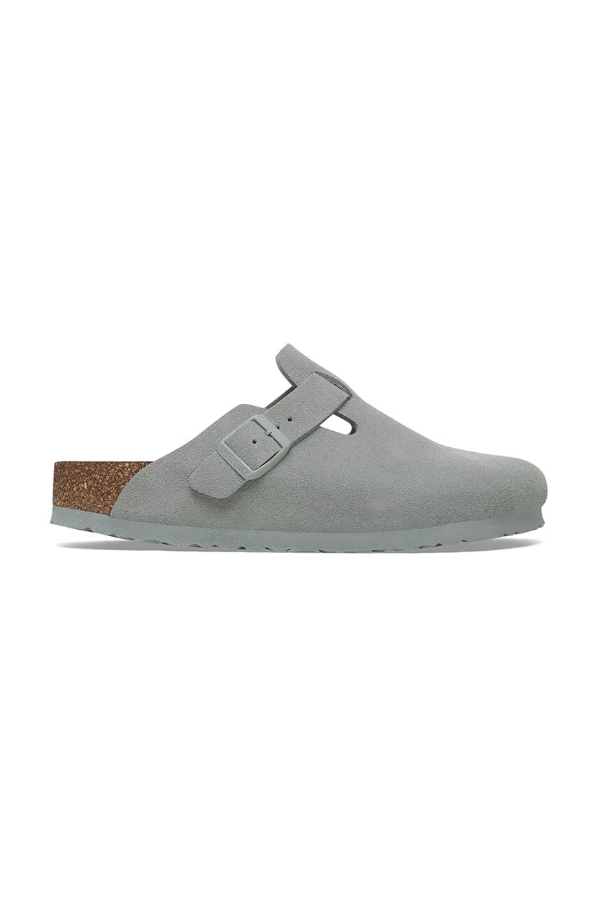 Birkenstock papuci din piele Boston femei, 1029214