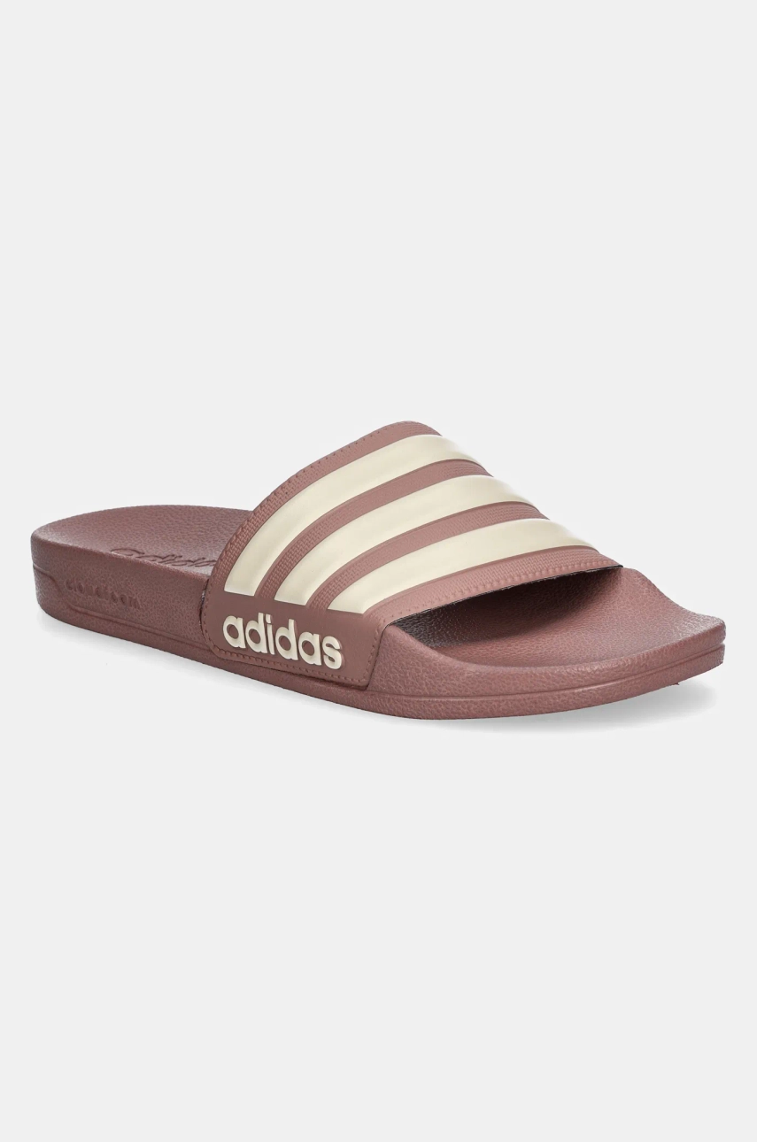 adidas papuci Adilette Shower femei, culoarea roz, JI4762