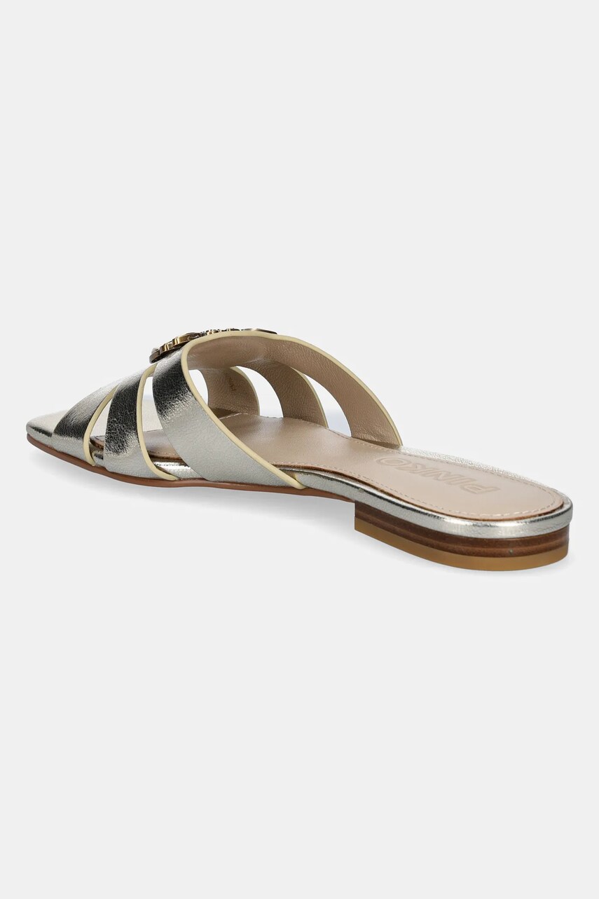Pinko bőr papucs Marli sárga, női, SD0313 P049 Z22 termék 2. képe