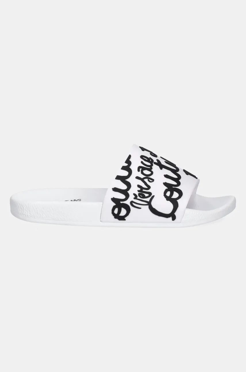 Шлепанцы Versace Jeans Couture женские цвет белый 78VA3SQ1 71352 L02 Шлепанцы Versace Jeans Couture женские цвет белый 78VA3SQ1 71352 L02