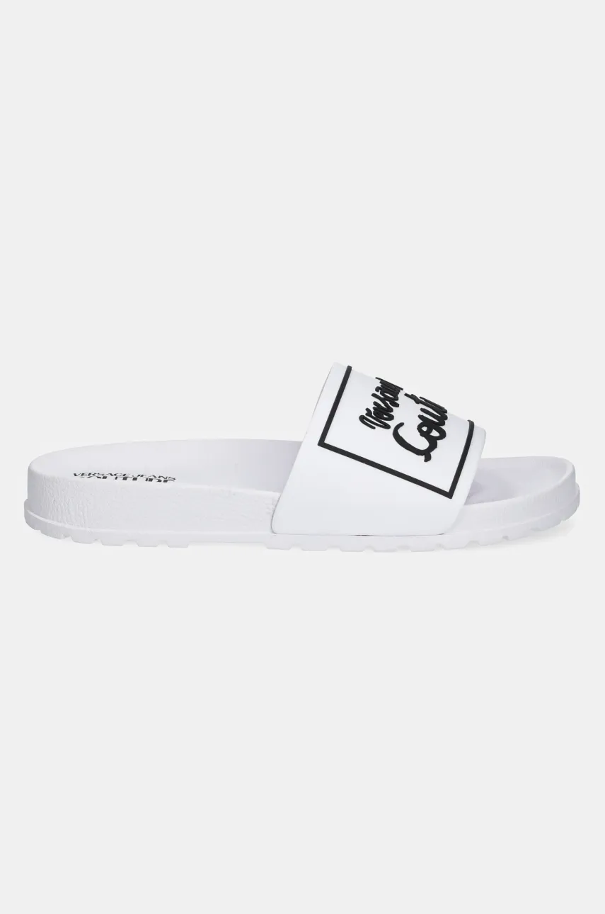 Шлепанцы Versace Jeans Couture женские цвет белый 78VA3SQ2 71352 003 Шлепанцы Versace Jeans Couture женские цвет белый 78VA3SQ2 71352 003