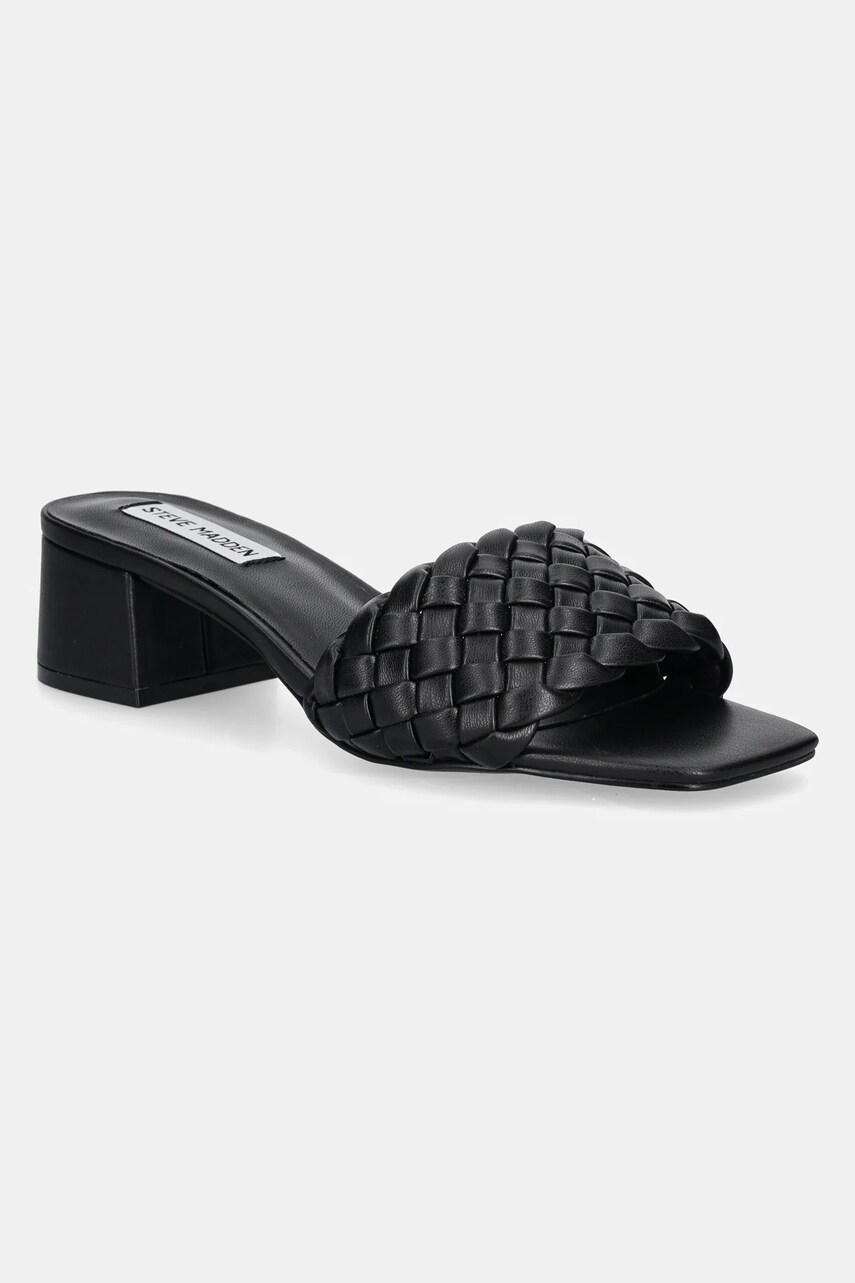 Steve Madden papuci Cellie femei, culoarea negru, cu toc drept, SM11003805