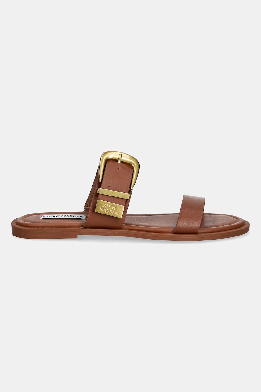 Шлепанцы Steve Madden Strider-E sandal женские цвет коричневый SM19000139 Шлепанцы Steve Madden Strider-E sandal женские цвет коричневый SM19000139