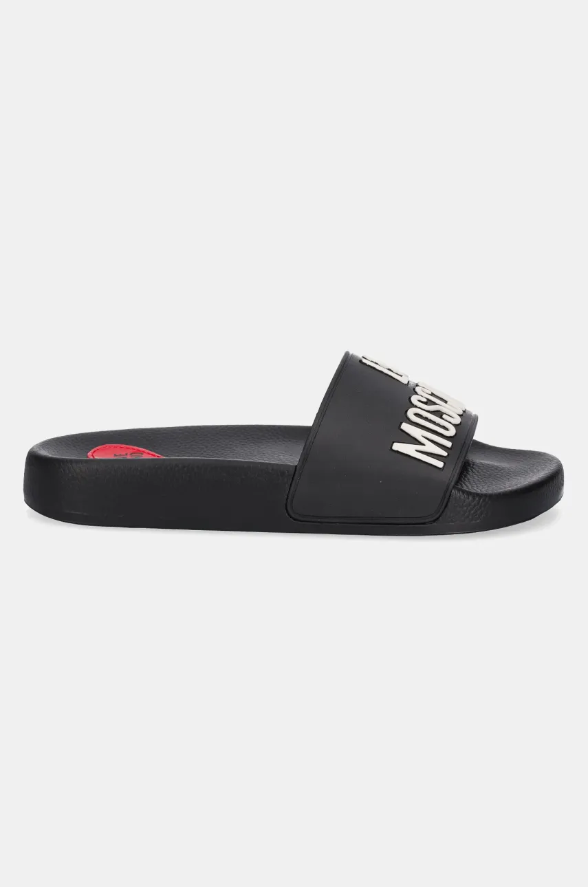 Шлепанцы Love Moschino женские цвет чёрный JA28052G1MI14000 Шлепанцы Love Moschino женские цвет чёрный JA28052G1MI14000
