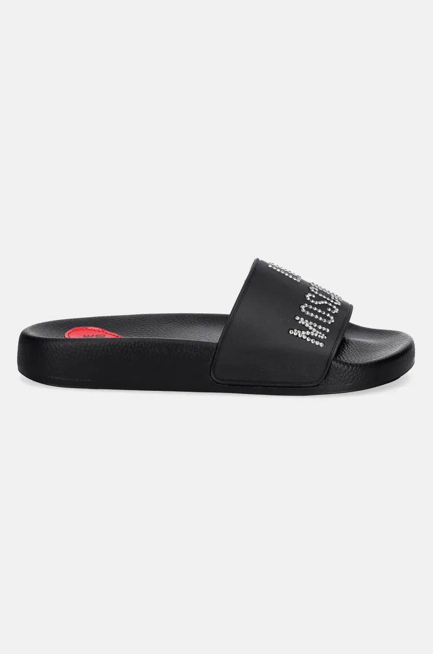 Шлепанцы Love Moschino женские цвет чёрный JA28122G1MI13000 Шлепанцы Love Moschino женские цвет чёрный JA28122G1MI13000
