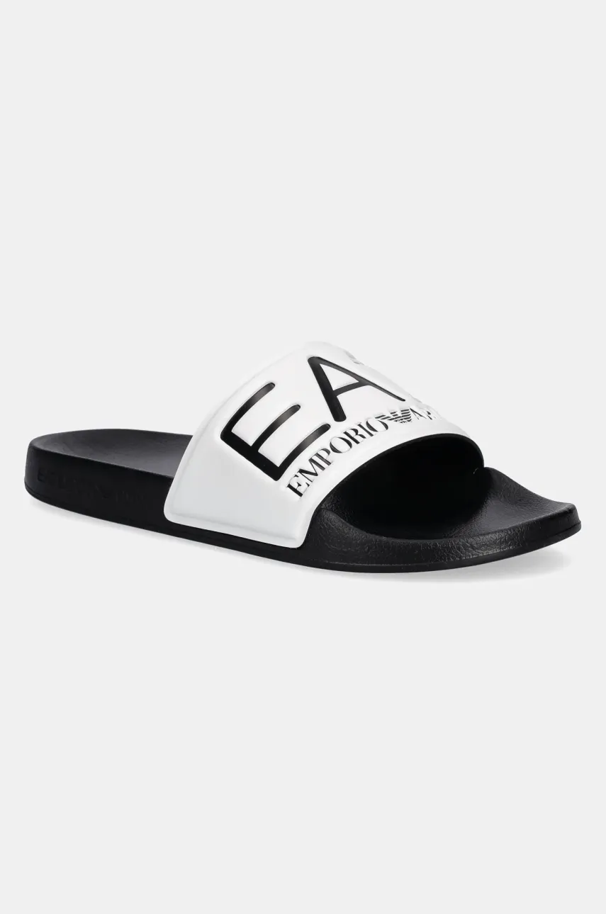 EA7 Emporio Armani papuci femei, culoarea negru, AF15118.7X000108