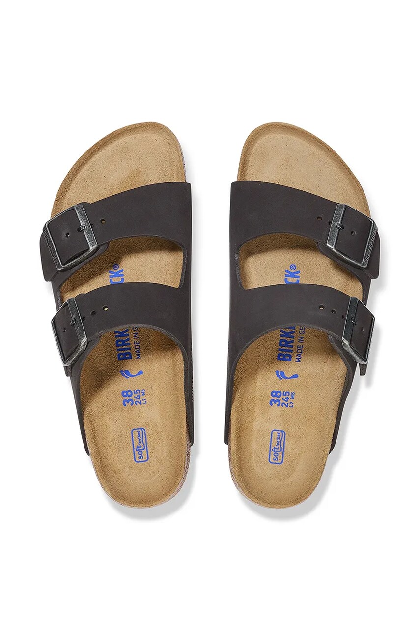 Birkenstock nubuk papucs Arizona SFB fekete, 1019035 termék 2. képe