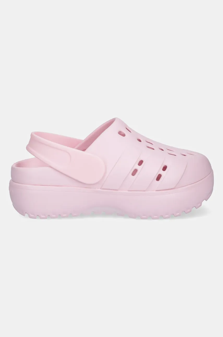 Шлепанцы adidas Adilette Clog Platform женские цвет розовый JR2626 Шлепанцы adidas Adilette Clog Platform женские цвет розовый JR2626