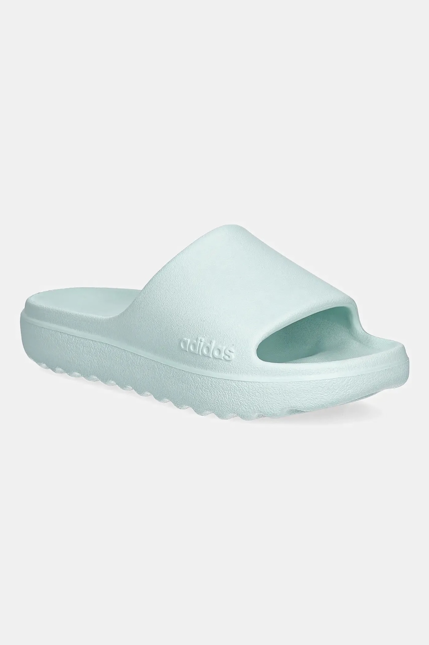 adidas papuci culoarea turcoaz, JQ7461