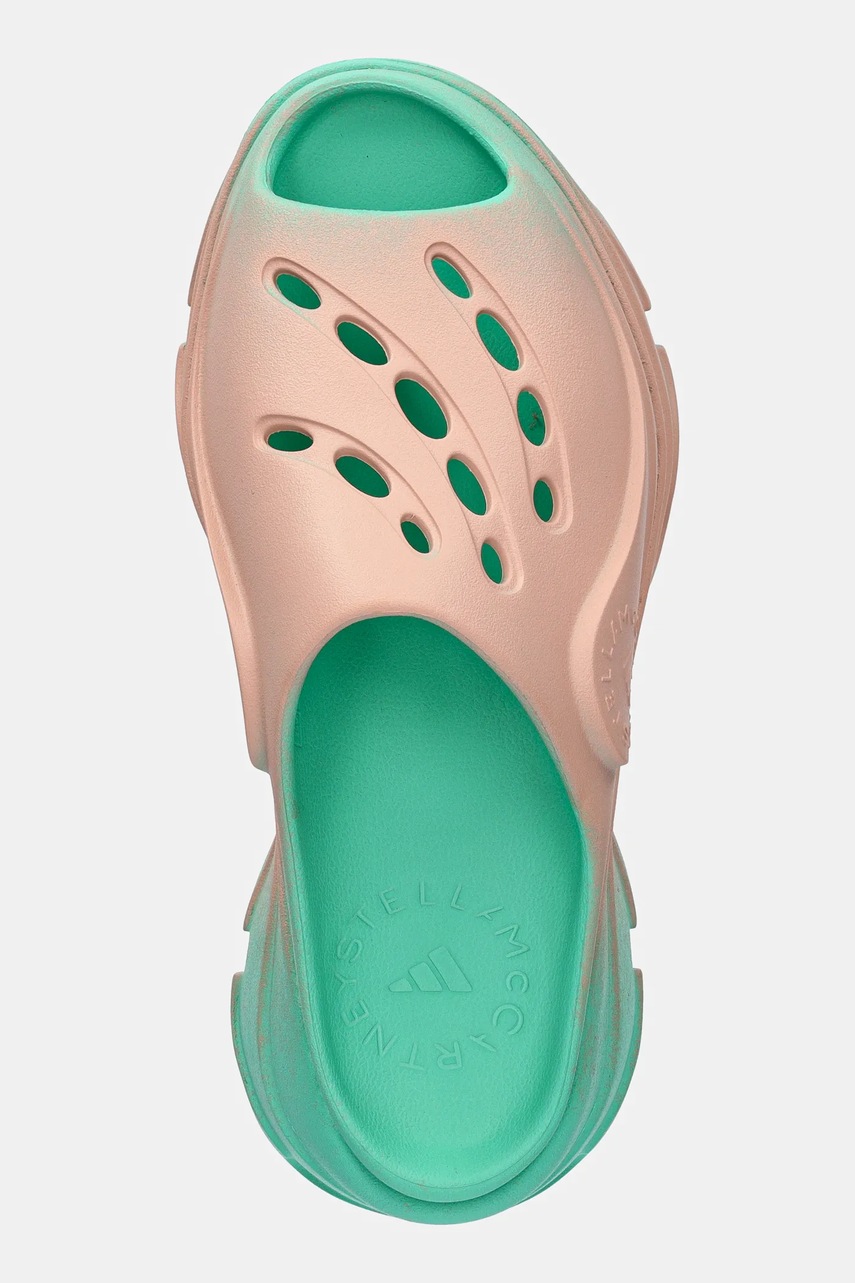 Παντόφλες adidas by Stella McCartney Clog χρώμα: πράσινο, JH8952 φωτογραφία