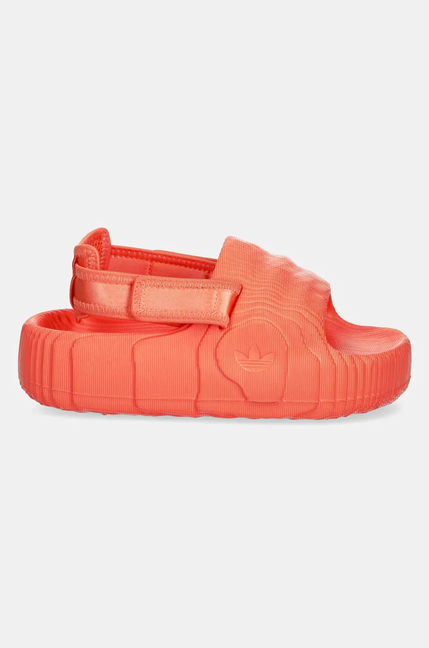 Шлепанцы adidas Originals Adilette 22 Xlg W женские цвет оранжевый на платформе JH9700 Шлепанцы adidas Originals Adilette 22 Xlg W женские цвет оранжевый на платформе JH9700