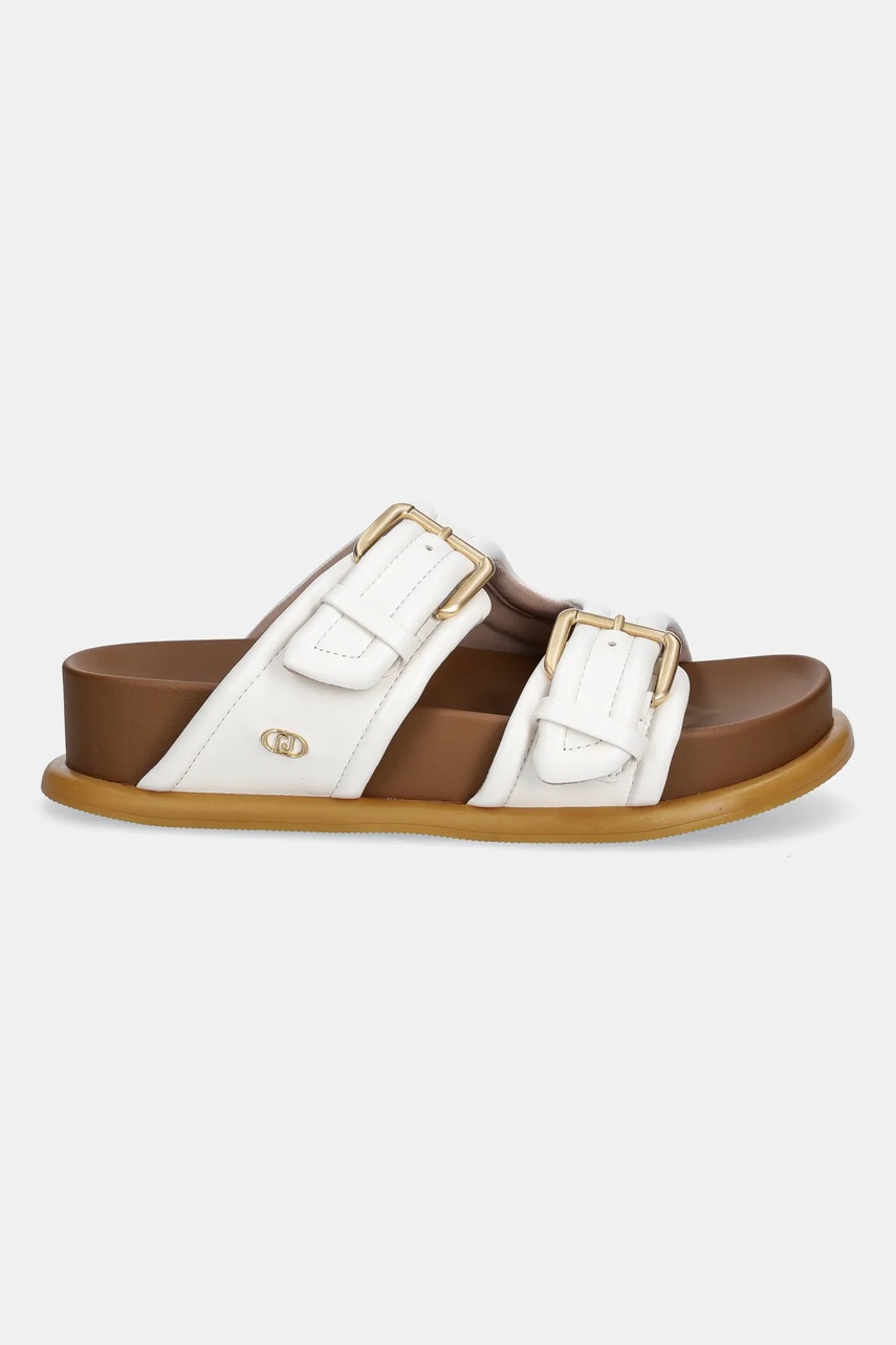 Шлепанцы Liu Jo LOREN 09 цвет белый на платформе SA5127EX01401065