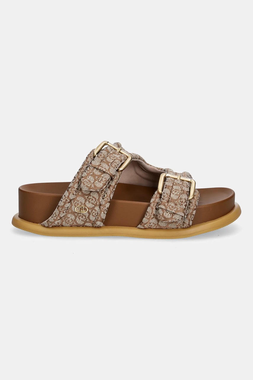 Шлепанцы Liu Jo LOREN 09 цвет коричневый на платформе SA5127TX43961320