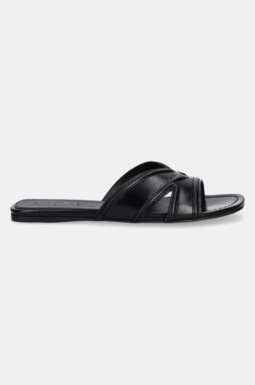 Кожаные шлепанцы ZADIG&VOLTAIRE Azora женские цвет чёрный SWCT02012 Кожаные шлепанцы ZADIG&VOLTAIRE Azora женские цвет чёрный SWCT02012