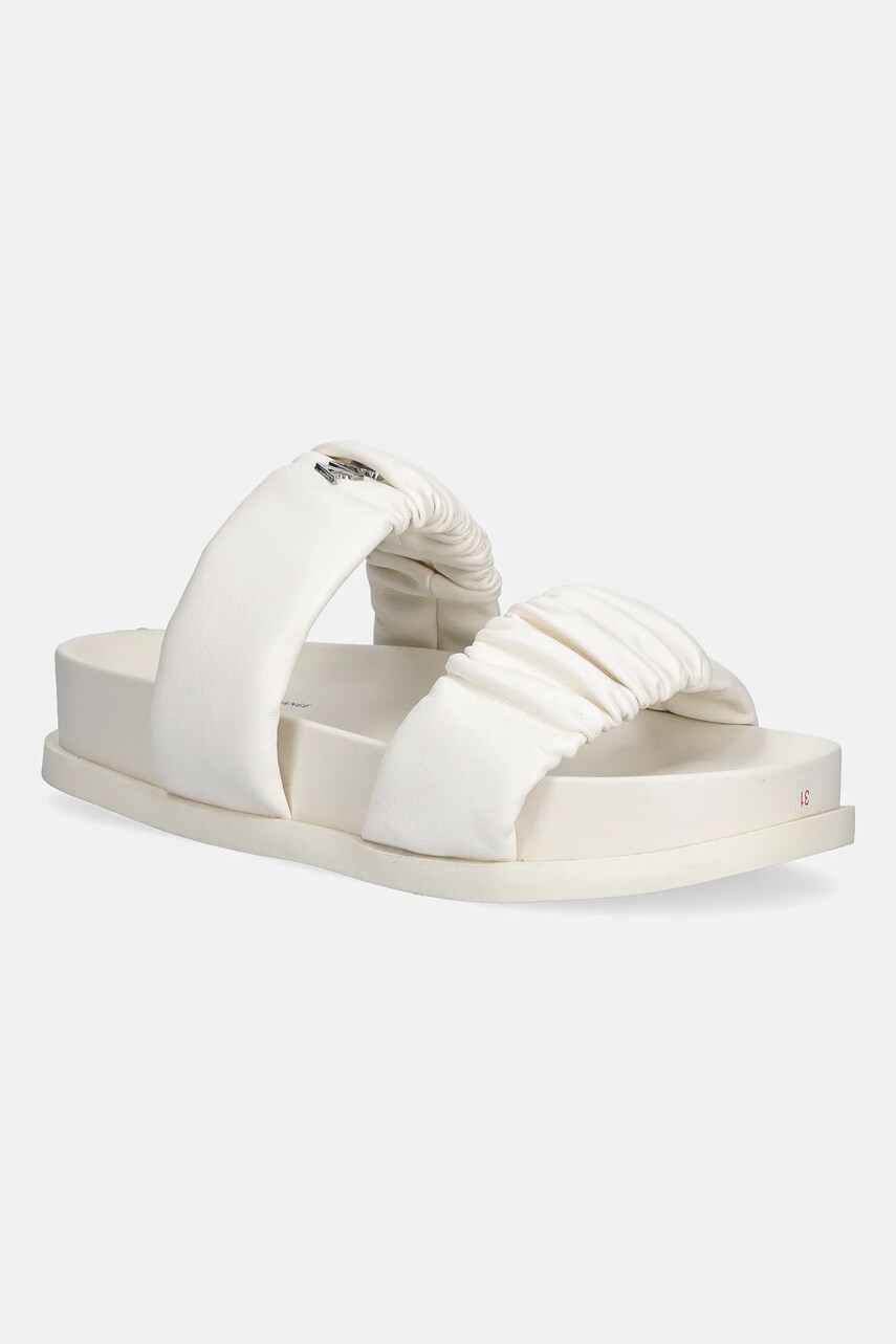 Armani Exchange papuci femei, culoarea alb, XDP062 XV926 00894