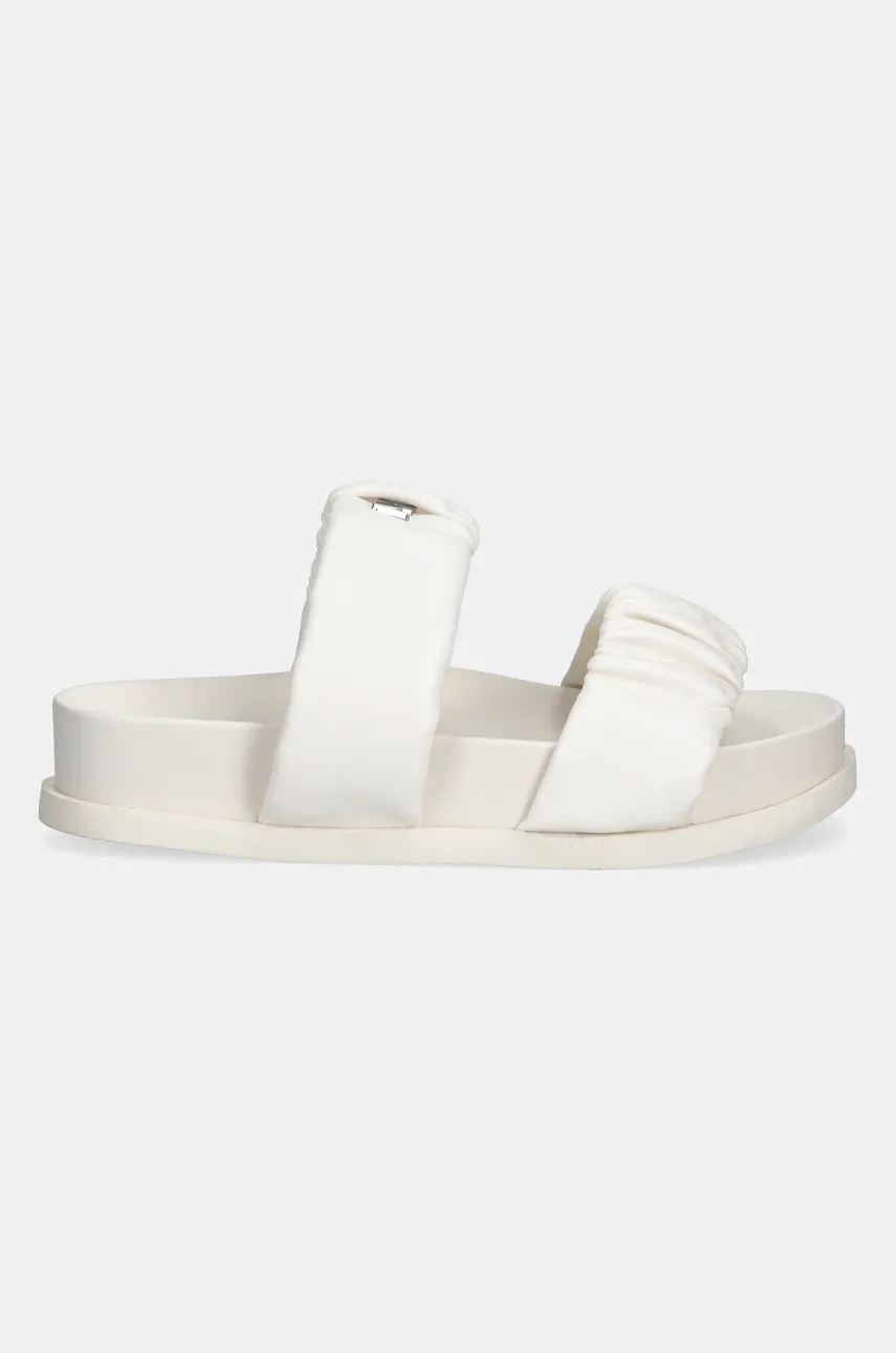 Шлепанцы Armani Exchange женская цвет белый XDP062 XV926 00894 Шлепанцы Armani Exchange женская цвет белый XDP062 XV926 00894
