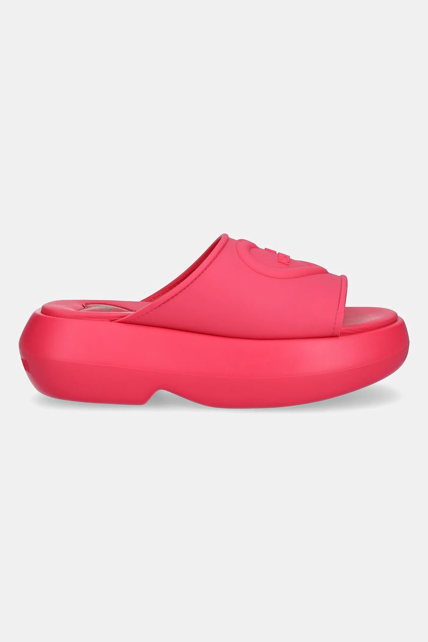 Шлепанцы Love Moschino женские цвет розовый на платформе JA28207I0MI40604 Шлепанцы Love Moschino женские цвет розовый на платформе JA28207I0MI40604