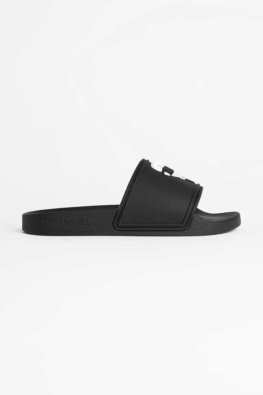 Karl Lagerfeld papuci KONDO 2.0 femei, culoarea negru, KL80905A Karl Lagerfeld papuci KONDO 2.0 femei, culoarea negru, KL80905A
