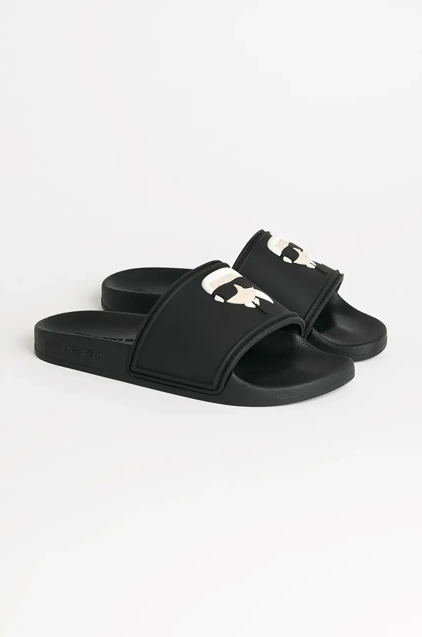 Шлепанцы Karl Lagerfeld KONDO 2.0 женские цвет чёрный KL80905A Шлепанцы Karl Lagerfeld KONDO 2.0 женские цвет чёрный KL80905A
