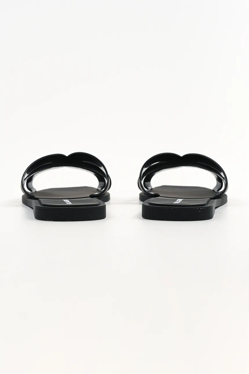 Шльопанці Karl Lagerfeld JELLY IV жіночі колір чорний KL80025 