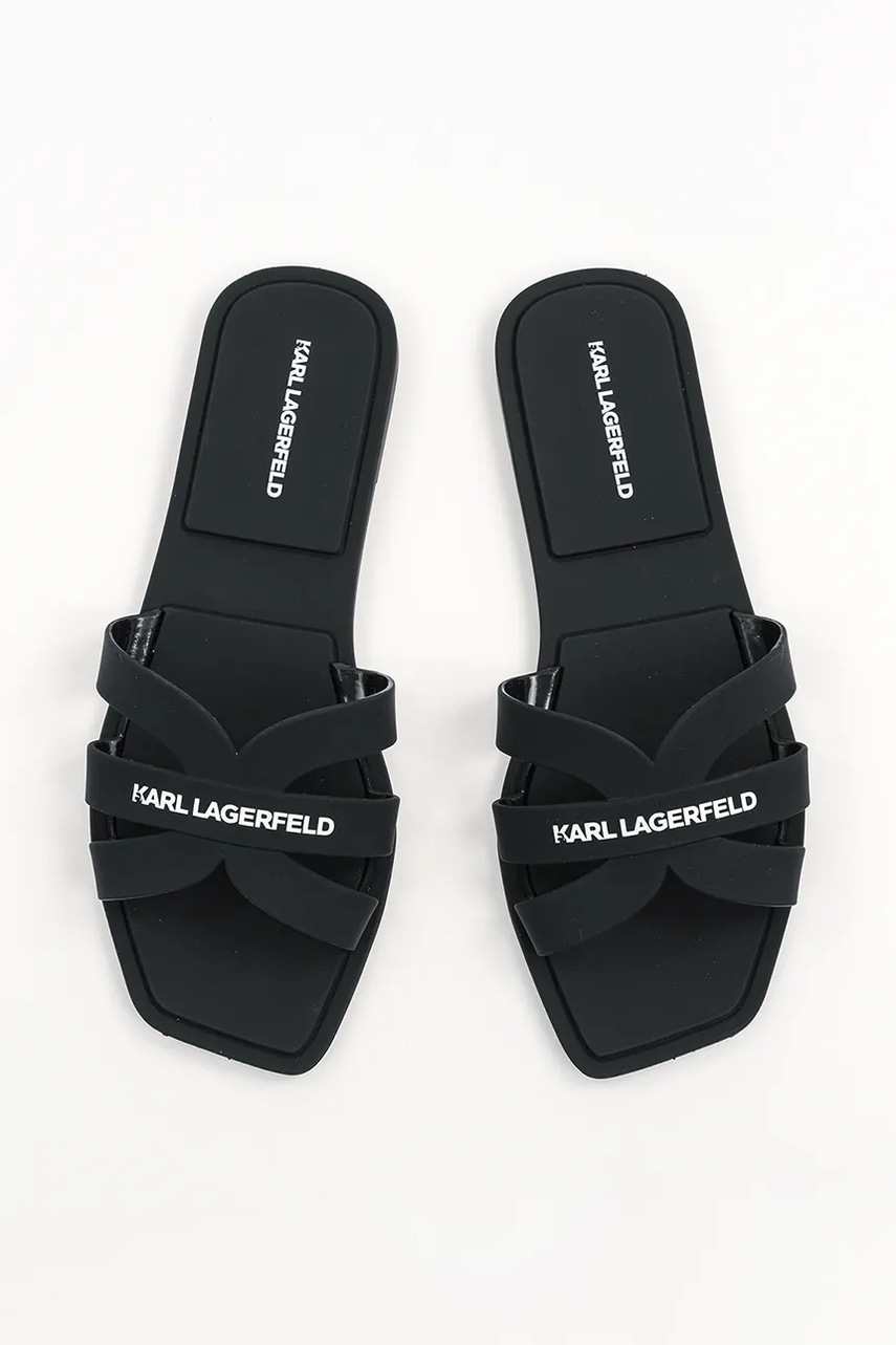 Шльопанці Karl Lagerfeld JELLY IV жіночі колір чорний KL80025 