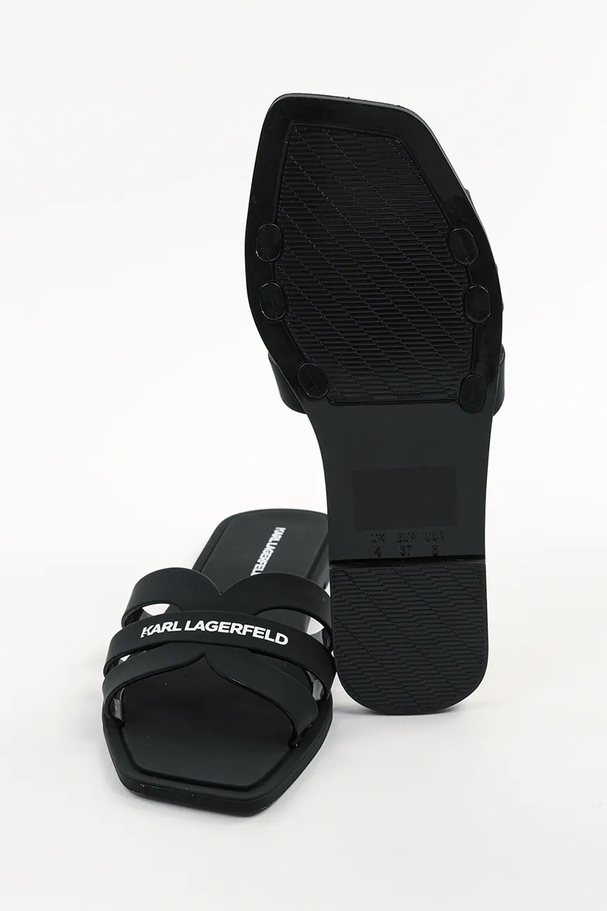 Шльопанці Karl Lagerfeld JELLY IV жіночі колір чорний KL80025 