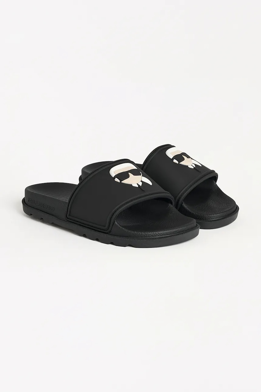 Шлепанцы Karl Lagerfeld KONDO TRED женские цвет чёрный KL80970N Шлепанцы Karl Lagerfeld KONDO TRED женские цвет чёрный KL80970N