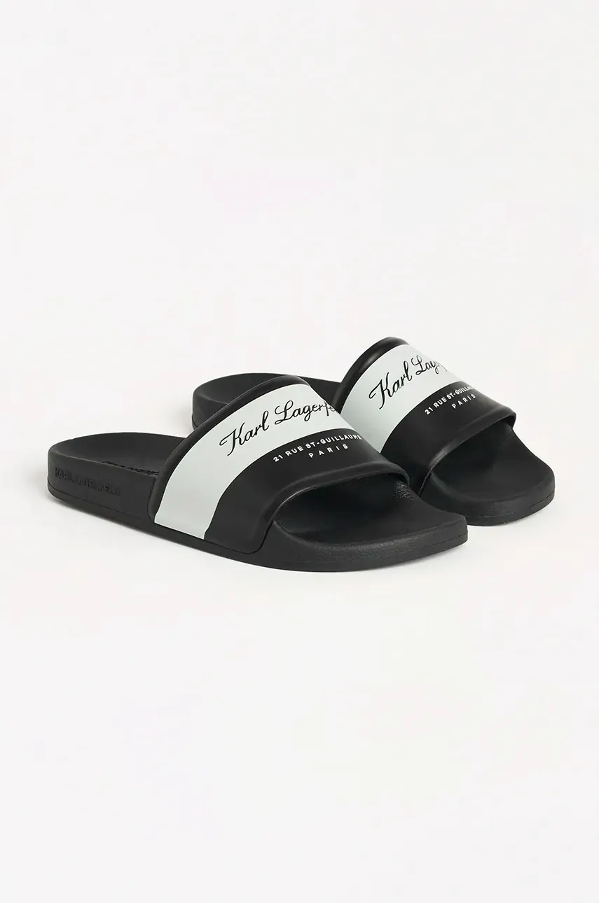 Шлепанцы Karl Lagerfeld KONDO 2.0 женские цвет чёрный KL80923 Шлепанцы Karl Lagerfeld KONDO 2.0 женские цвет чёрный KL80923
