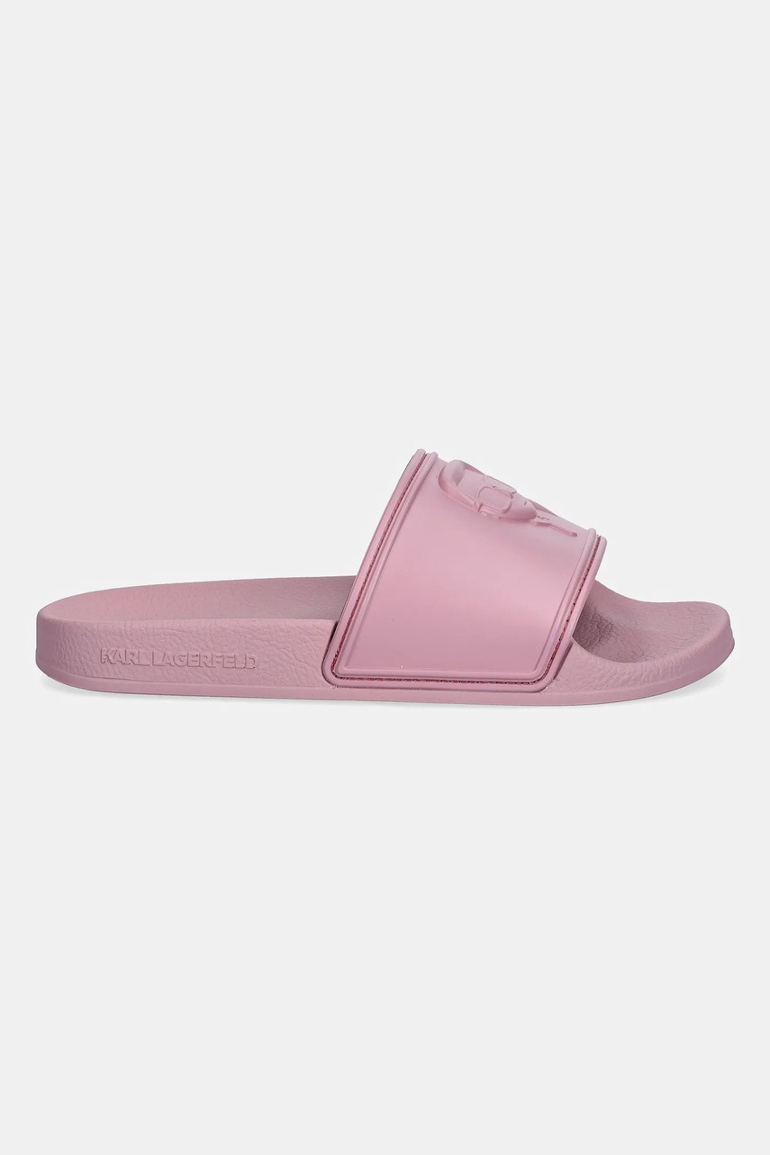 Шлепанцы Karl Lagerfeld KONDO 2.0 женские цвет золотой каблук кирпичик KL80919M Шлепанцы Karl Lagerfeld KONDO 2.0 женские цвет золотой каблук кирпичик KL80919M