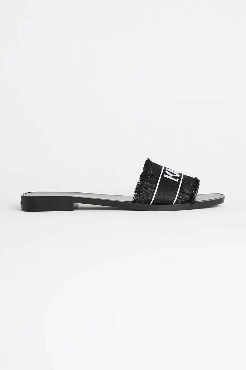 Karl Lagerfeld papuci SKOOT II femei, culoarea negru, KL80411