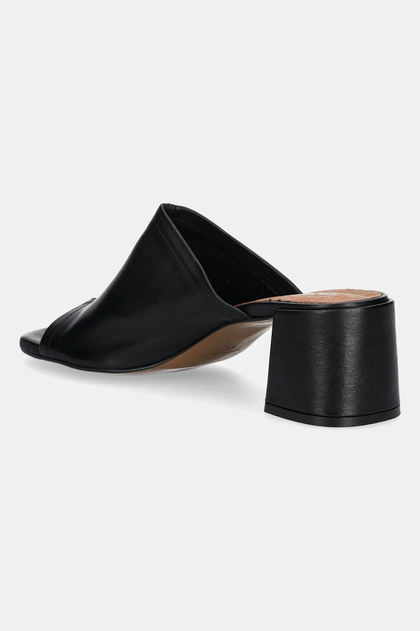 Δερμάτινες παντόφλες Jonak BUTTERFLY γυναικείες, χρώμα: μαύρο, 3600101 φωτογραφία