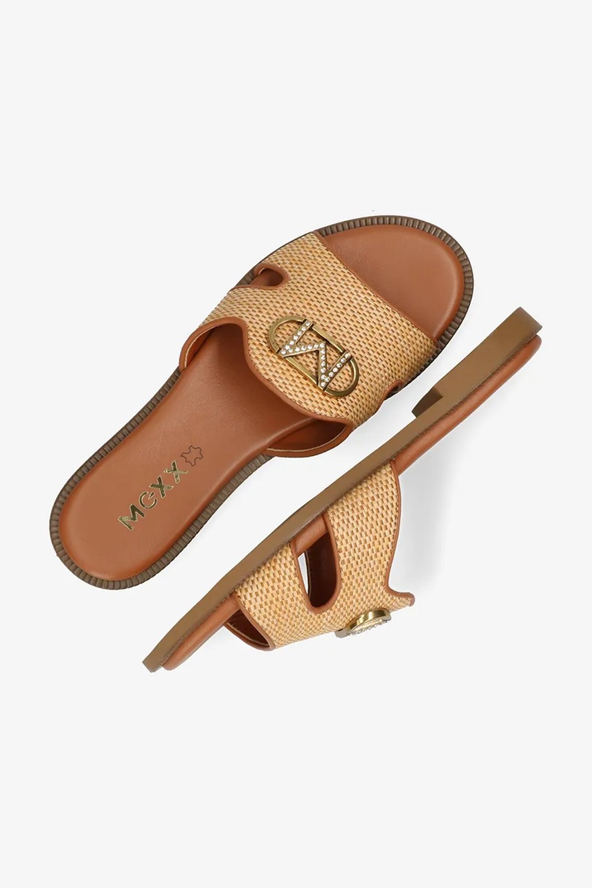 Παντόφλες Mexx NYLA ZUMO χρώμα: καφέ, MI001602351W φωτογραφία