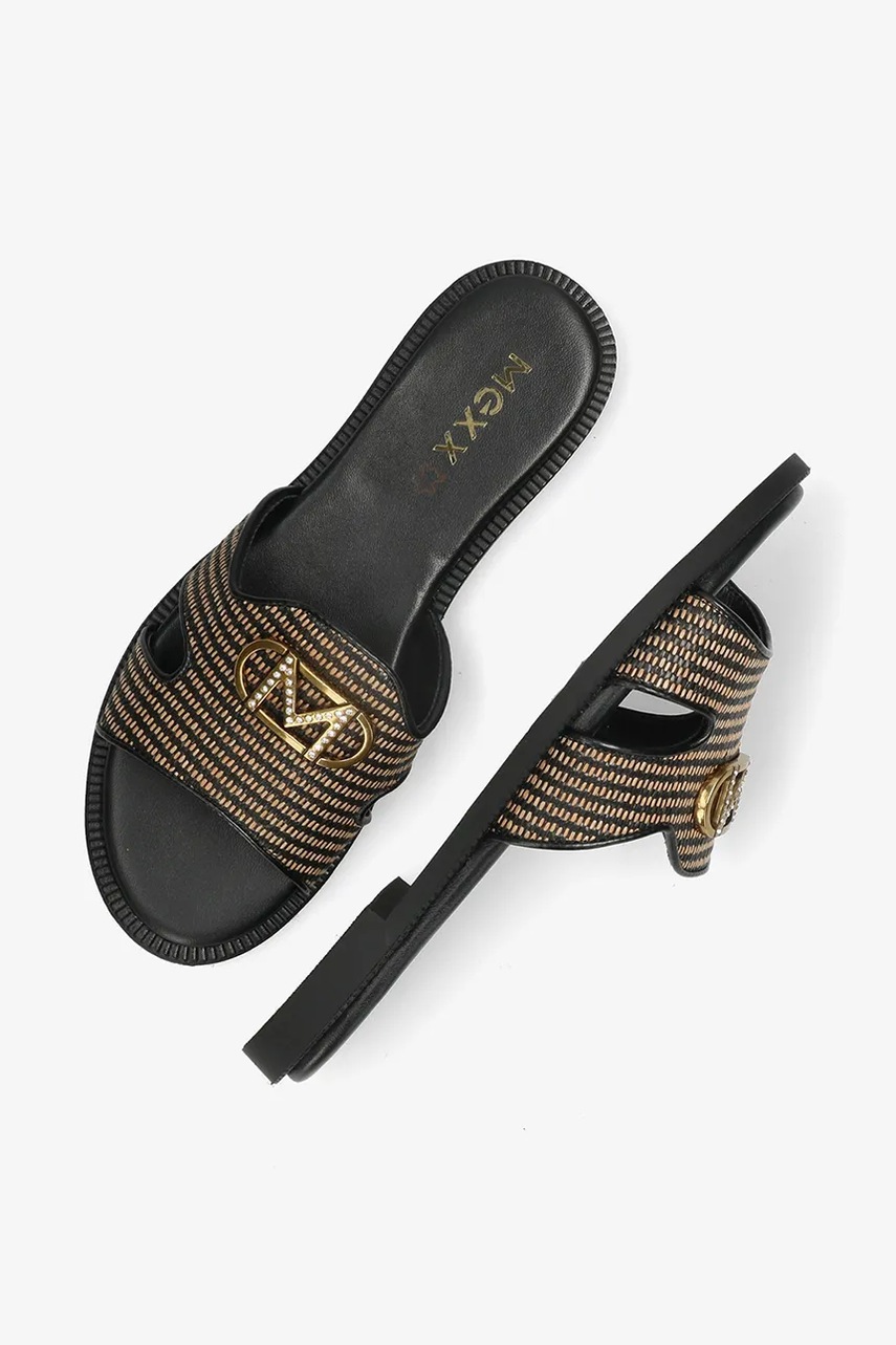 Παντόφλες Mexx NYLA ZUMO χρώμα: μαύρο, MI001602351W-01 φωτογραφία