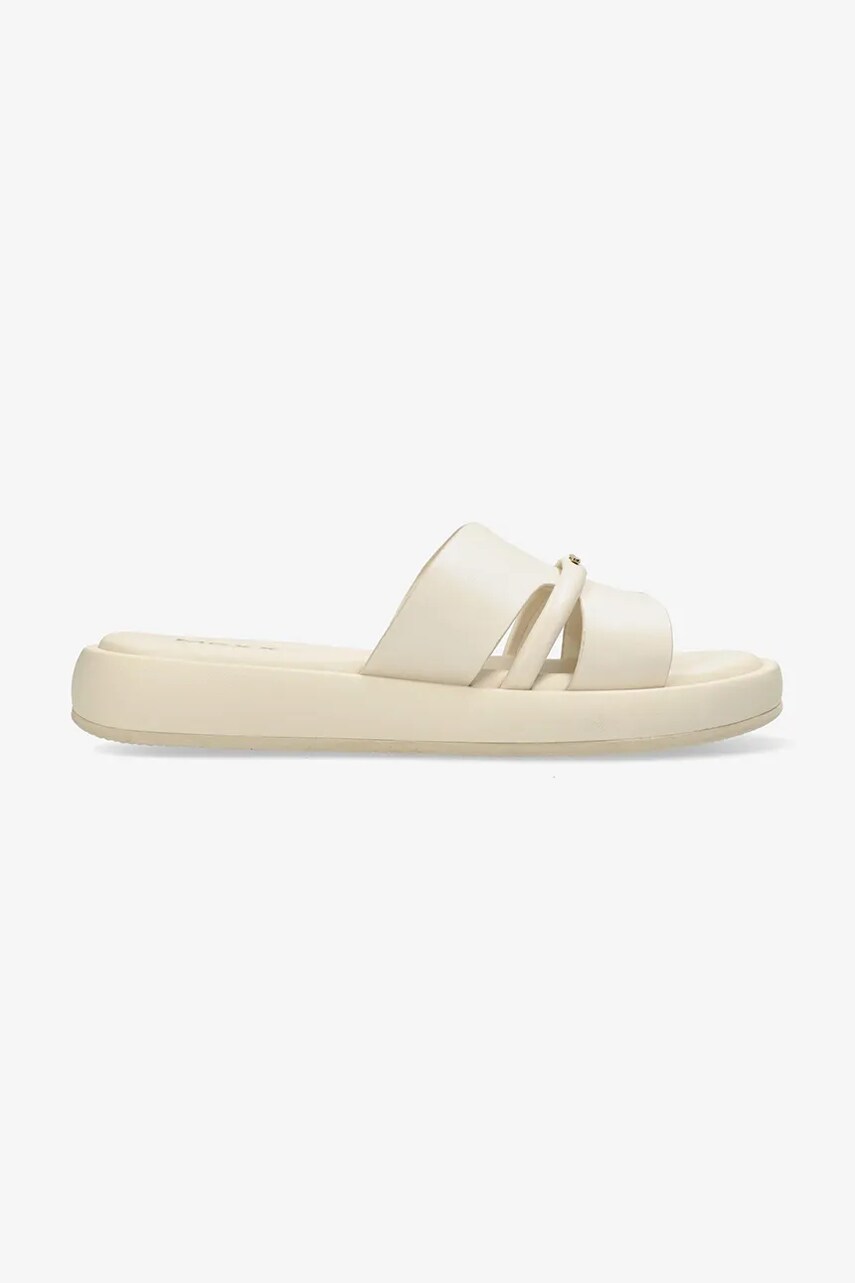 Mexx papuci LOTUS II PACHA femei, culoarea bej, cu platforma, MI001602251W