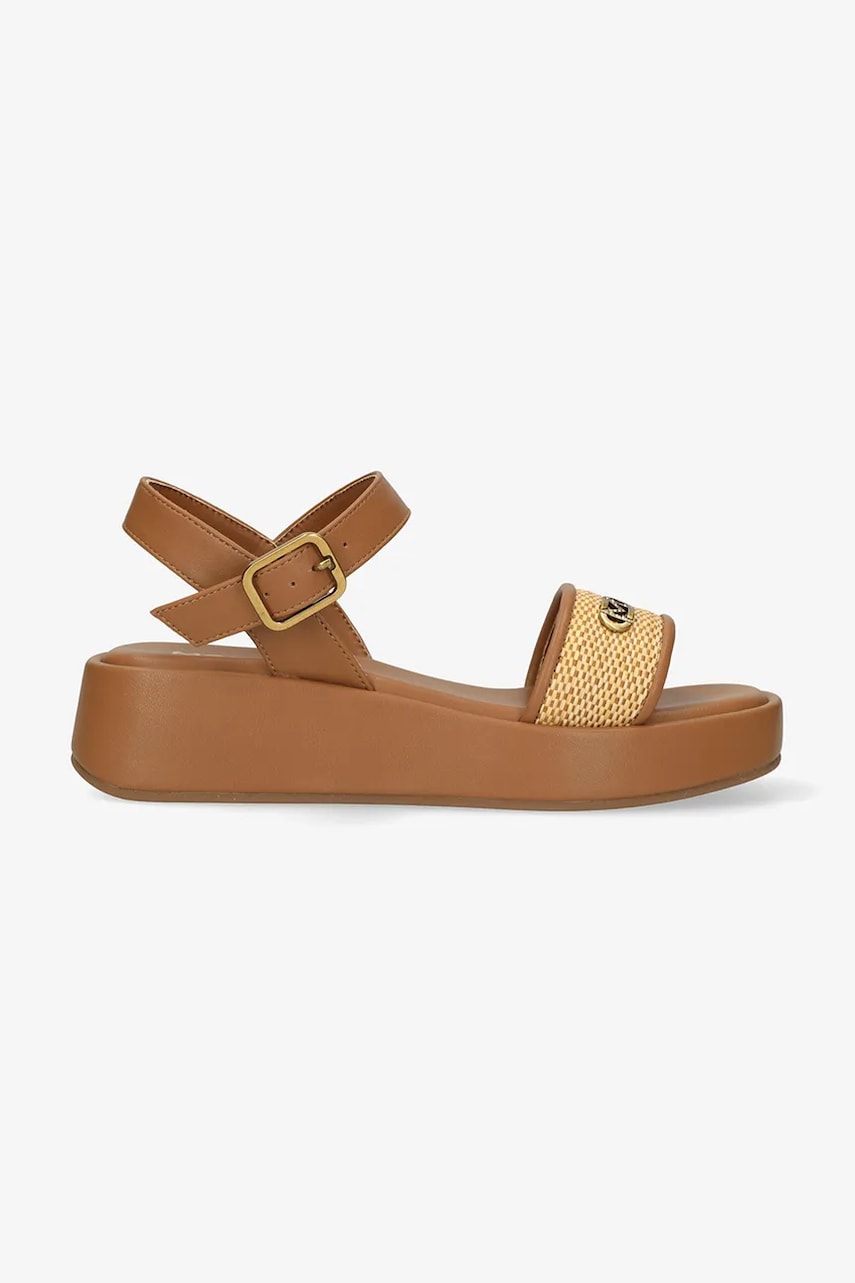 Mexx sandale ROMEE POLLY femei, culoarea maro, cu platforma, MI001605551W-02 Mexx sandale ROMEE POLLY femei, culoarea maro, cu platforma, MI001605551W-02