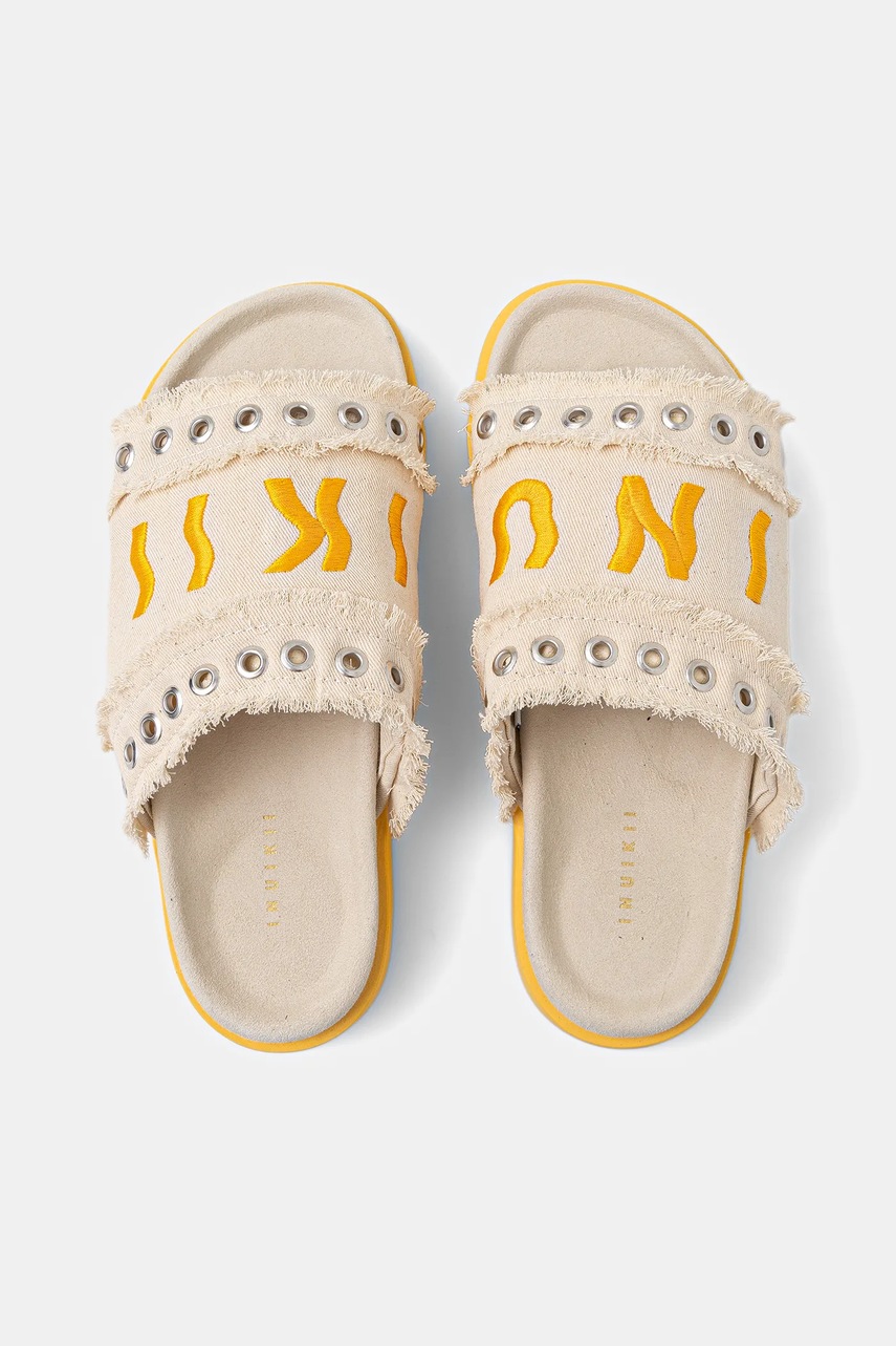 Παντόφλες Inuikii χρώμα: μπεζ, 1004.003.0451.111 / 70104-154 φωτογραφία