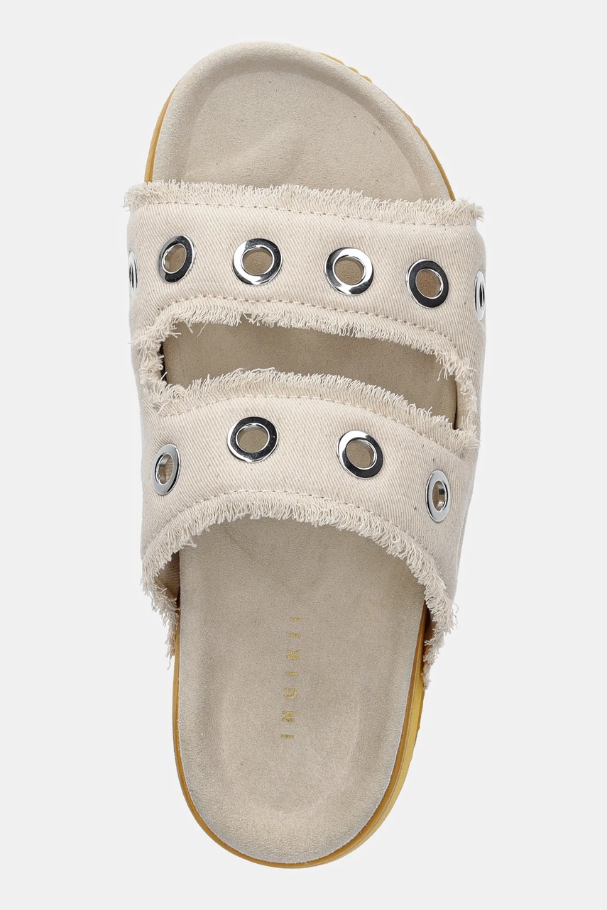 Παντόφλες Inuikii χρώμα: μπεζ, 1004.005.0141.111 / 70103-152 φωτογραφία