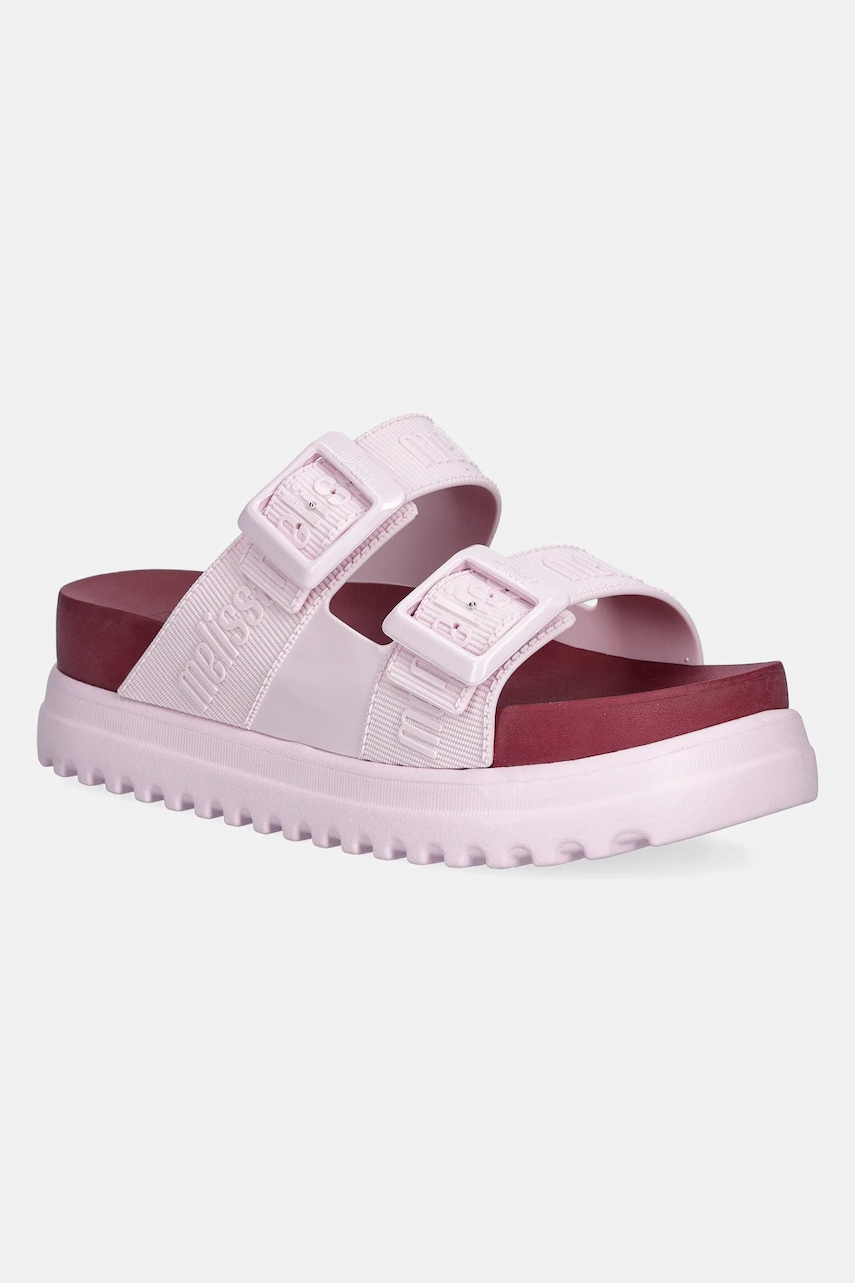 Melissa papuci COZY M LOVER PLATFORM AD femei, culoarea roz, cu platforma, M.35977.BF907