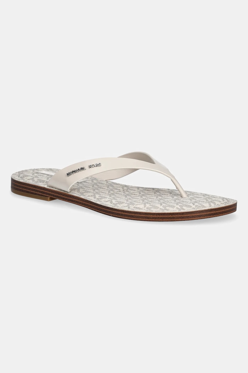 MICHAEL Michael Kors papuci Koko femei, culoarea bej, cu toc plat, 40S5KOFA2L.289