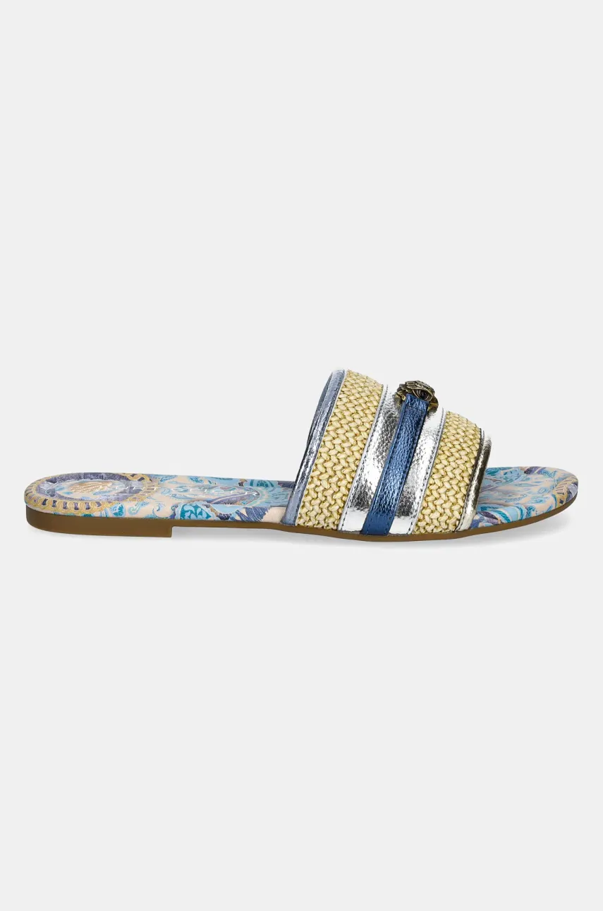 Шлепанцы Kurt Geiger London Southbank Flat Sandal женские цвет золотой 2025249689 Шлепанцы Kurt Geiger London Southbank Flat Sandal женские цвет золотой 2025249689