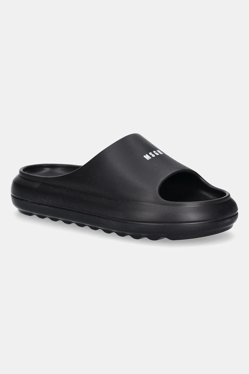 MSGM papuci femei, culoarea negru, cu platforma, 3841MDS206 MSGM papuci femei, culoarea negru, cu platforma, 3841MDS206