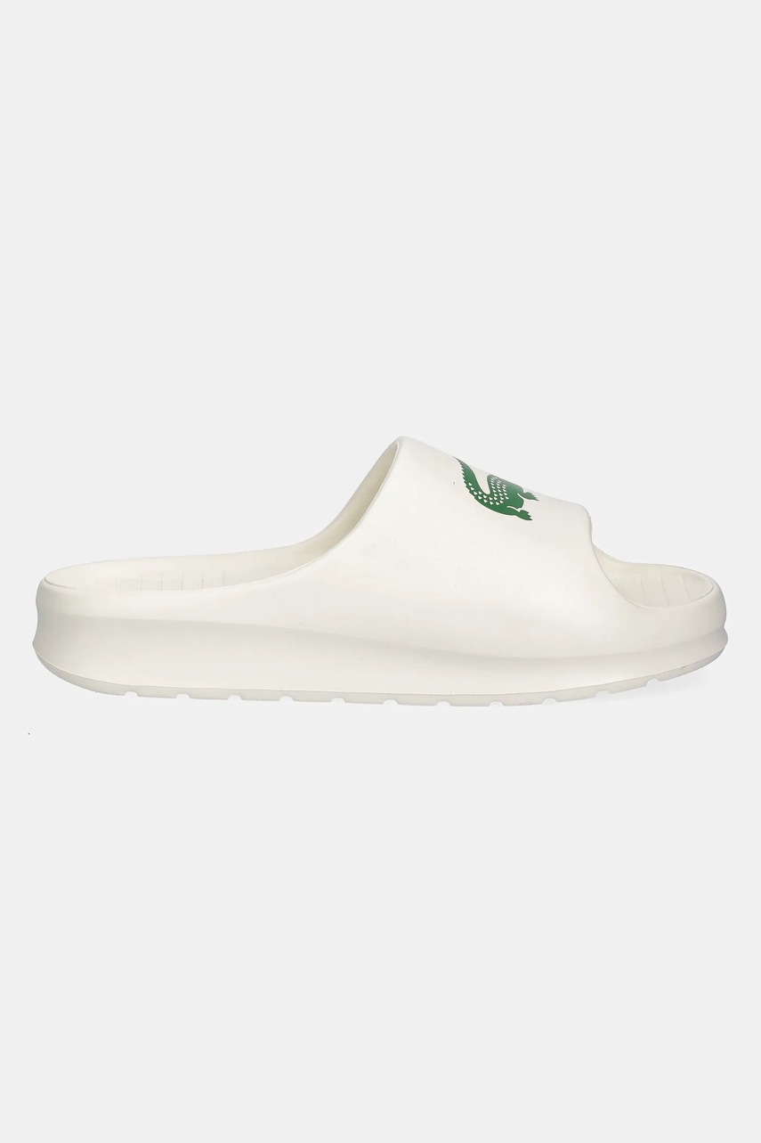 Шлепанцы Lacoste SERVE SLIDE 2.0 цвет бежевый на платформе 48CFA0022
