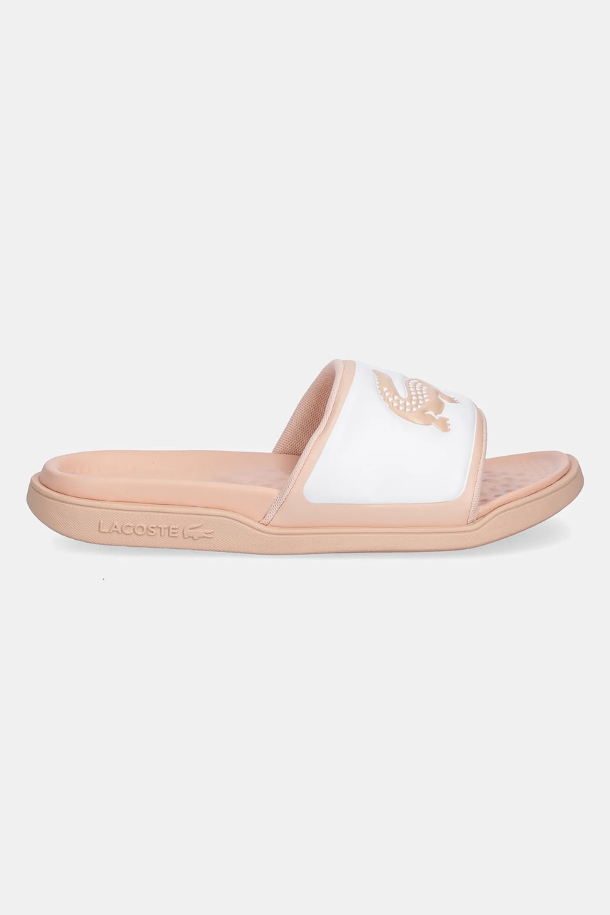 Шлепанцы Lacoste SERVE SLIDE DUAL цвет оранжевый 49CFA0038 Шлепанцы Lacoste SERVE SLIDE DUAL цвет оранжевый 49CFA0038