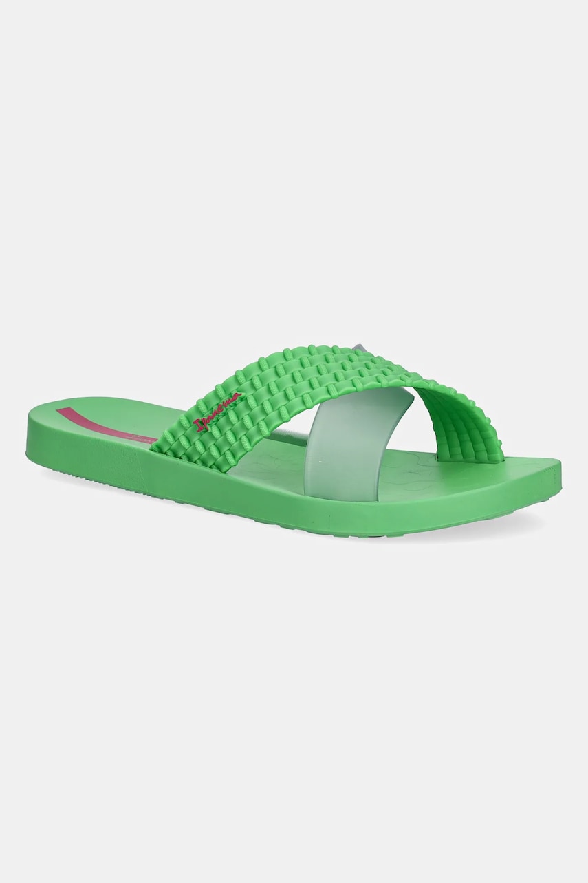 Ipanema papuci SENSE SLIDE culoarea verde, 27214-BC270