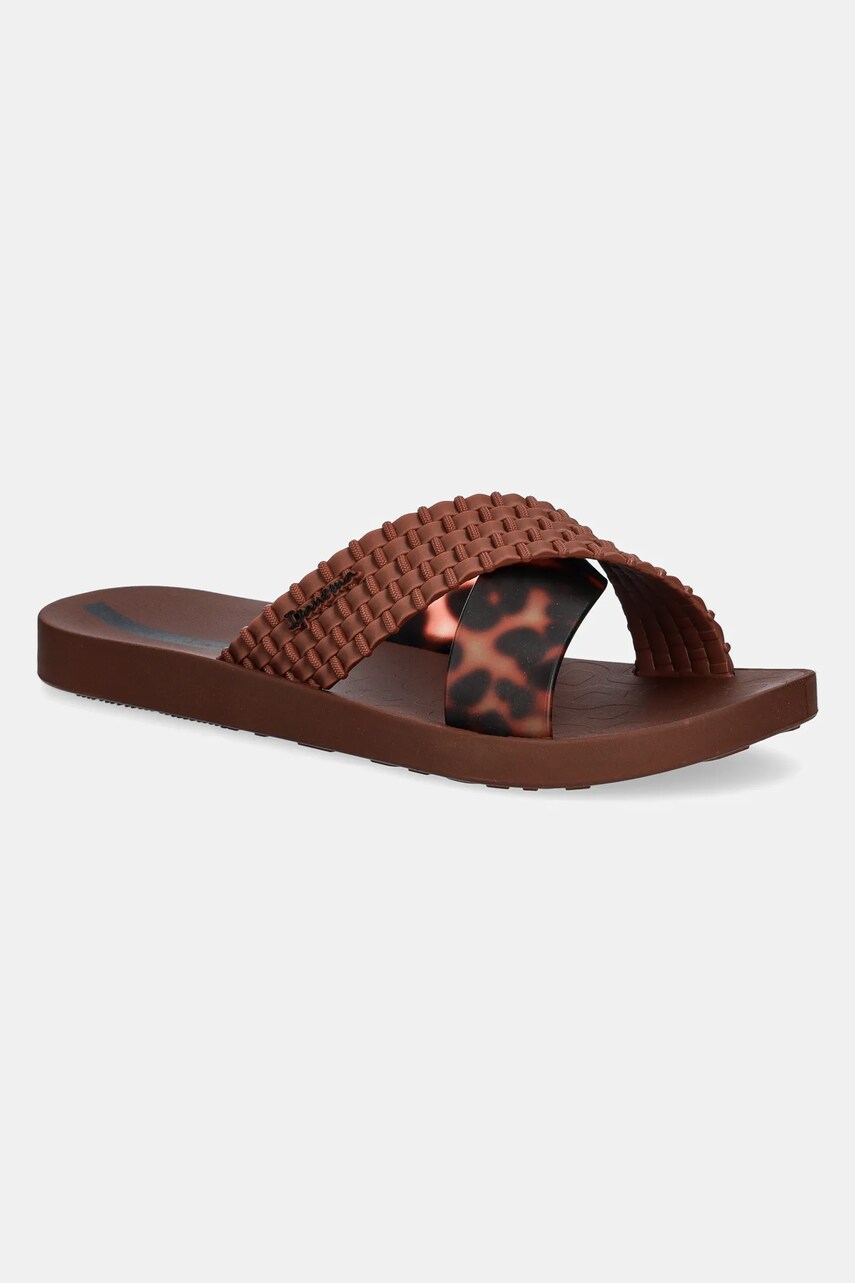 Ipanema papuci SENSE SLIDE femei, culoarea maro, 27214-BD334