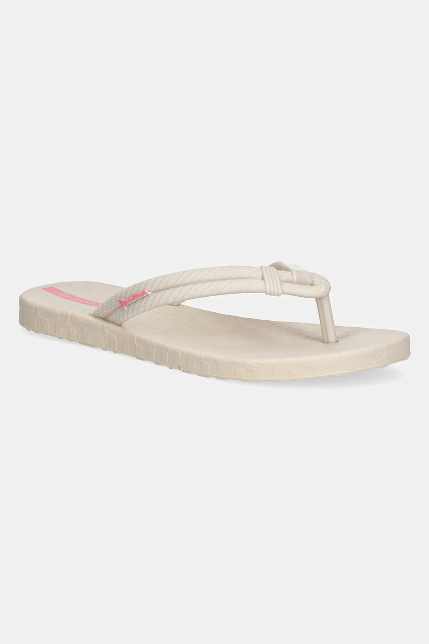 Ipanema papuci DIVERSA AD femei, culoarea bej, cu toc plat, 27230-BG784 Ipanema papuci DIVERSA AD femei, culoarea bej, cu toc plat, 27230-BG784