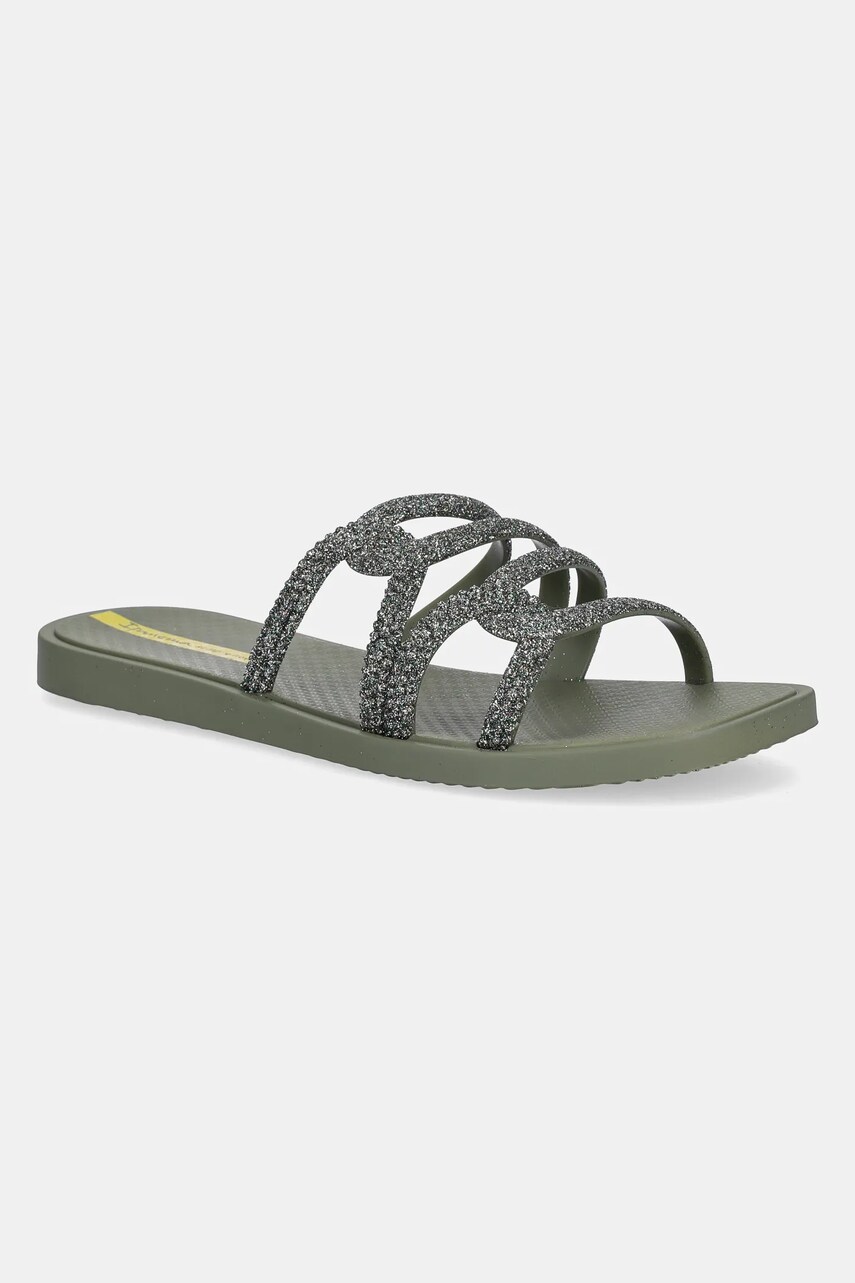 Ipanema papuci SOLAR GLOW S femei, culoarea verde, 27286-BB954