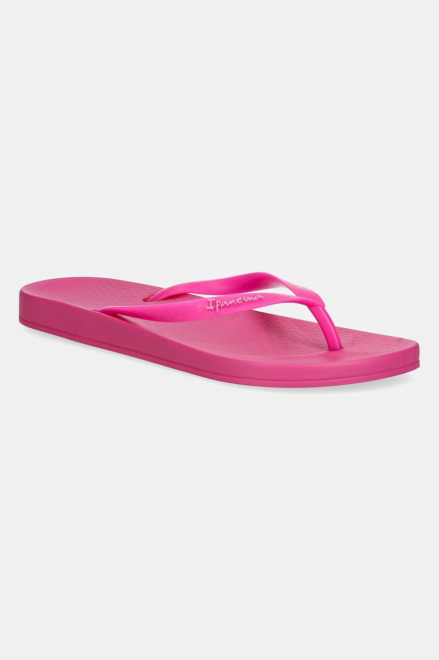 Ipanema papuci ANAT COLORS femei, culoarea roz, cu toc plat, 82591-BD663 Ipanema papuci ANAT COLORS femei, culoarea roz, cu toc plat, 82591-BD663