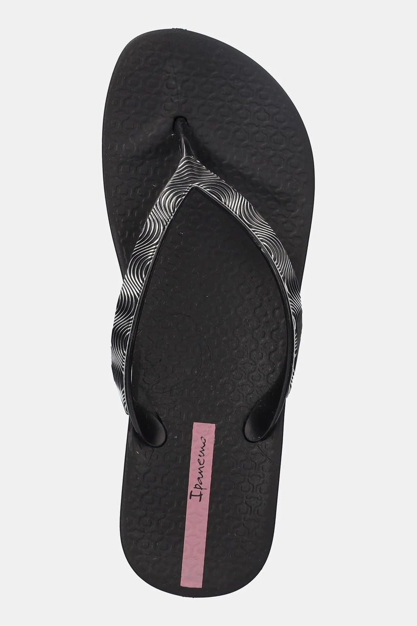 Σαγιονάρες Ipanema MESH X PLAT χρώμα: μαύρο, 83612-BB801 φωτογραφία