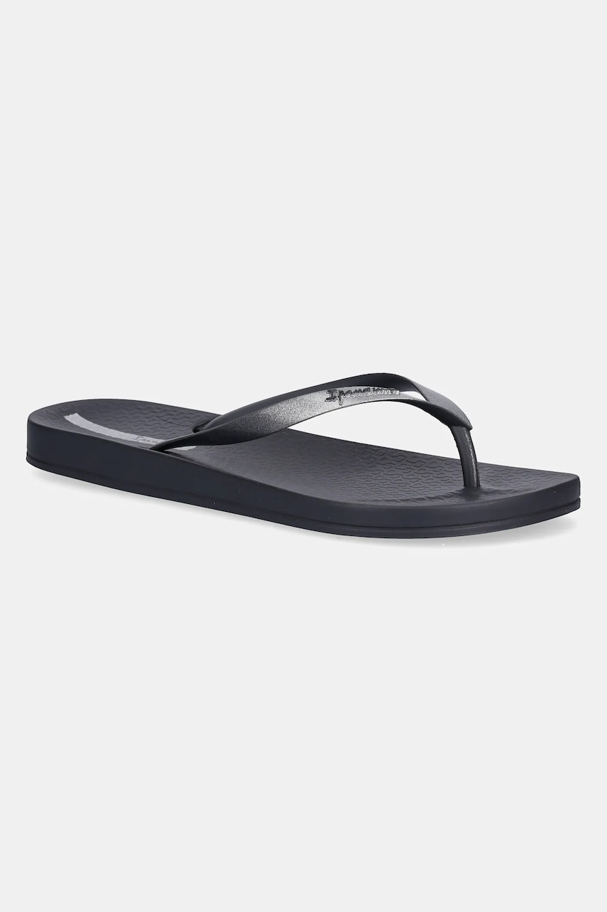 Ipanema slapi ANAT CONNECT culoarea gri, cu toc plat, 83648-BD707